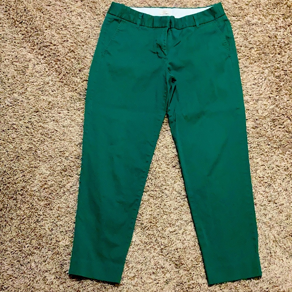🌈3 for $12🌈 J. Crew green pants sz 4